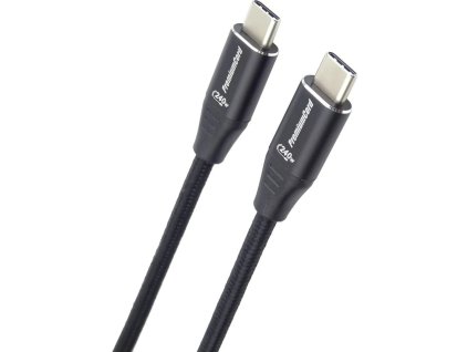 premiumcord kabel usb c m m 240w 480mbps cerny bavlneny oplet 0 5m ien488855