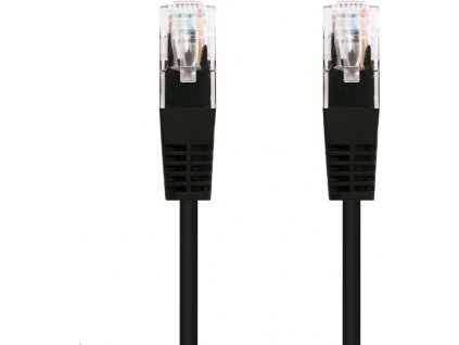 C-TECH kabel patchcord Cat5e, UTP, černá, 3m