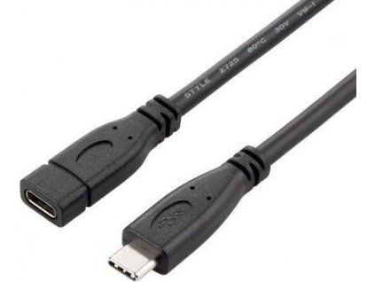 Prodlužovací kabel USB 3.2 generation 2, C/male - C/female, 1m