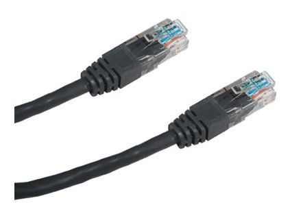 DATACOM PATCH KABEL UTP CAT6 0.25m černý