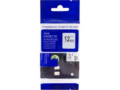 printline kompatibilni paska s brother tze 531 12mm cerny tisk modry podklad ien228671