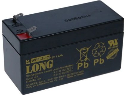 long 12v 1 2ah oloveny akumulator f1 wp1 2 12 ien221150