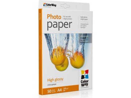colorway fotopapir high glossy 230g m2 a4 50 listu ien216899
