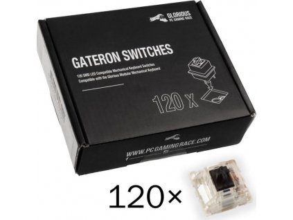 Glorious Gateron Black Switches, 120 ks