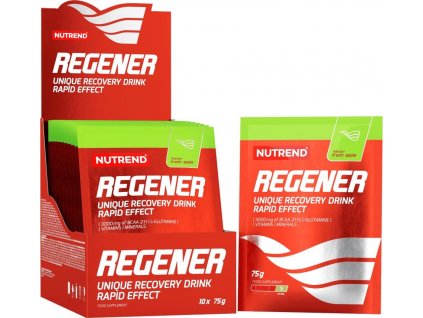 Nutrend REGENER 10 x 75 g, fresh apple