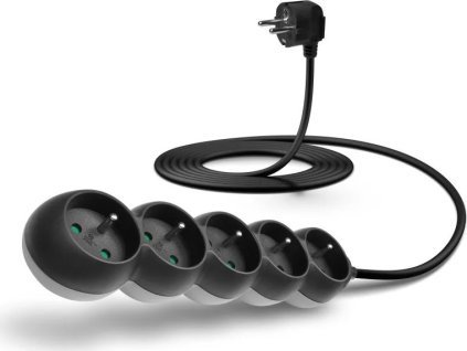 connect it prodluzovaci kabel 230 v 5 zasuvek 3m bez vypinace cerny ien335998