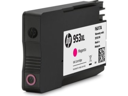 HP 953XL purpurová inkoustová kazeta (F6U17AE) - originální