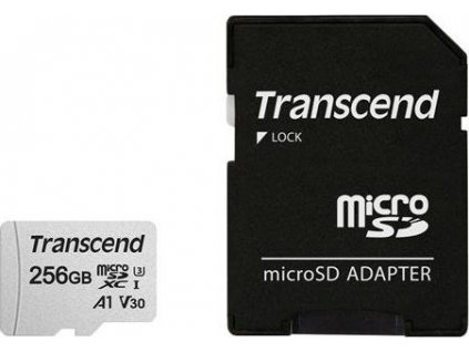 Transcend microSDXC 300S 256GB + adaptér