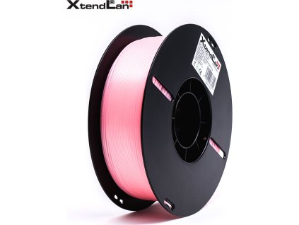 XtendLAN PLA filament 1,75mm svítící růžový 1kg