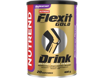 Nutrend FLEXIT GOLD DRINK 400 g, černý rybíz