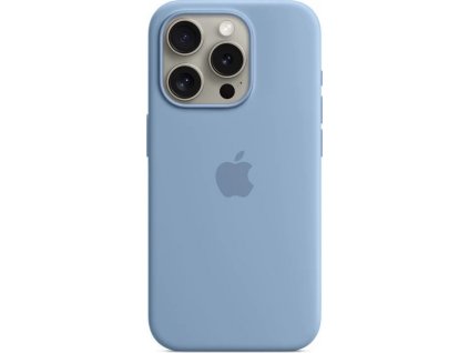 Apple iPhone 15 Pro Silicone Case s MagSafe - Winter Blue