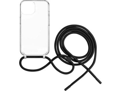 pouzdro fixed pure neck s cernou snurkou na krk pro apple iphone 15 pro max ien502450