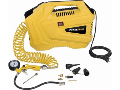 powerplus powx1706 kompresor 1100w plus 11 ks prisl bezolejovy ien495894