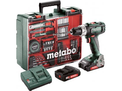 Metabo BS 18 L Set mobilní dílna 2x2,0Ah Aku vrtačka