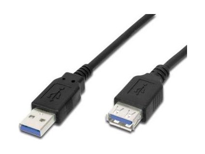 Kabel USB 3.0 Super-speed 5Gbps A-A prodlužovací 9pin 1m