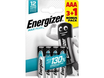 Energizer MAX Plus - Mikrotužka AAA/4 ks - 3+1 zdarma