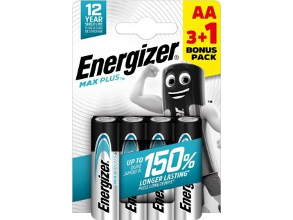 Energizer MAX Plus - Tužka AA/4 ks - 3+1 zdarma