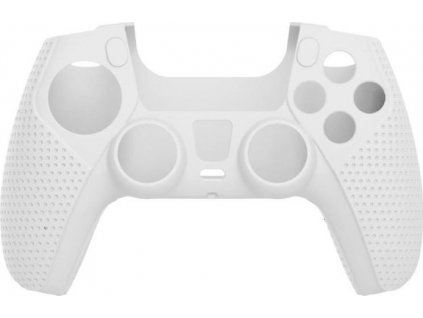 White Shark Silikonový obal BODY LOCK pro ovladač PS5, bílý