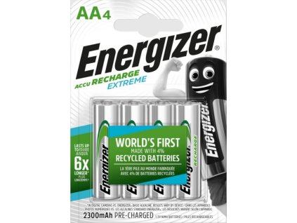 energizer nabijeci baterie aa hr6 2300 mah extreme 4 ks ien390699