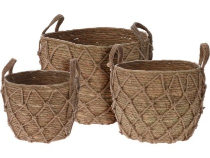 progarden 3dilna sada pletenych proutenych kosu rope ien453188
