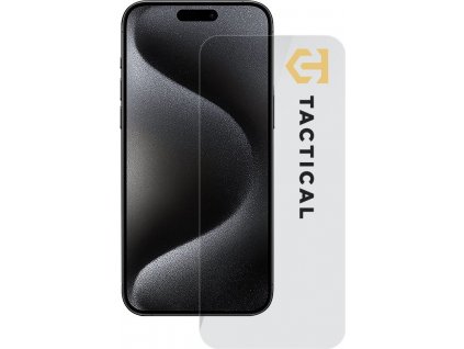 Tactical Glass Shield 2.5D sklo pro Apple iPhone 15 Pro Max Clear