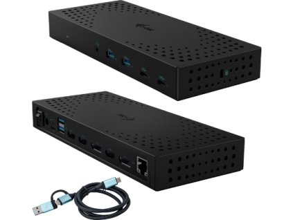 i-tec USB 3.0 / USB-C / Thunderbolt, 3x 4K Docking Station Gen 2, Power Delivery 100W