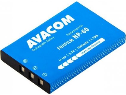 AVACOM Fujifilm NP-60, Kodak KLIC-5000, Olympus LI-20B, Samsung SLB-1037, SLB-1137 Li-Ion 3.7V 1000mAh 3.7Wh