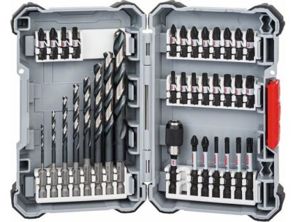 Bosch Sada 35 kusů Pick and Click spirálových vrtáků Impact Control HSS a šroubovacích nástavců (2.607.017.567)