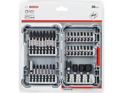 Bosch Sada 36 kusů Pick and Click maticových a šroubovacích nástavců Impact Control (2.607.017.568)