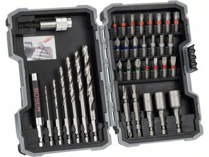 bosch sada 35 kusu vrtaku do dreva a sroubovacich nastavcu extra hard 2 607 017 566 ien501125