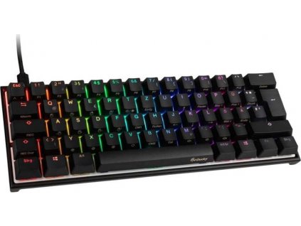 Ducky Mecha Mini herní klávesnice, MX-Brown, RGB-LED - černá