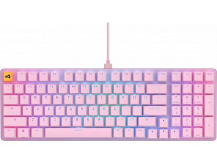 Glorious GMMK 2 klávesnice - Fox Switches, ANSI-Layout, růžová