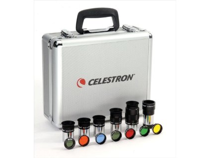 Celestron 1.25" rozšiřující set okulárů a filtrů pro teleskopy univerzální (94303)