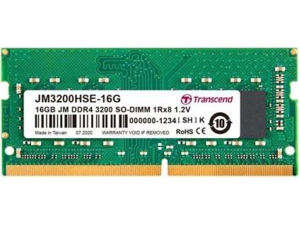 Transcend JetRam 16GB DDR4 SO-DIMM 3200MHz CL22