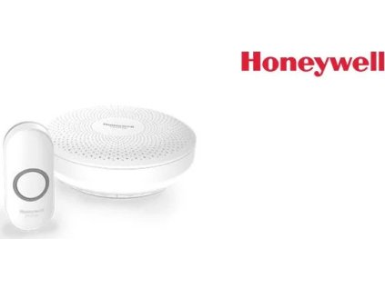 honeywell home dcr313n bezdratovy zvonek 150 m 6 melodii bily design tlacitko ien504555