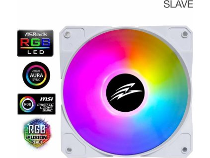 evolveo 12fsw argb bily ram ventilator 120mm slave ien508119