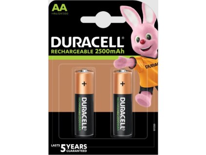 Duracell Rechargeable baterie 2500mAh, 2 ks (AA)