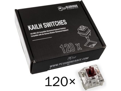 Glorious Kailh Speed Bronze Switches, 120 ks
