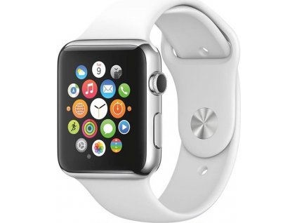 Tactical silikonový řemínek pro Apple Watch 1/2/3/4/5/6/7/8/SE 38/40/41mm White - bílý