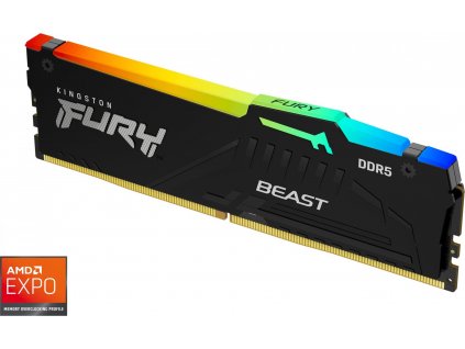 Kingston Fury Beast DIMM DDR5 16GB 5600MHz RGB, AMD EXPO