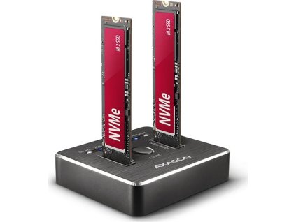 axagon adsa m2c usb c 3 2 gen 2 2x m 2 nvme ssd dokovaci stanice ien392763