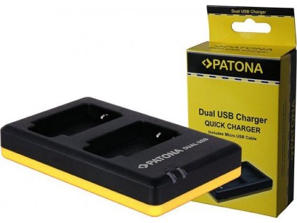 Patona Dual Quick nabíječka akumulátoru pro CANON NB-10L USB