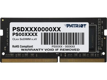 PATRIOT Signature 32GB DDR4 3200MHz / SO-DIMM / CL22 / 1,2V