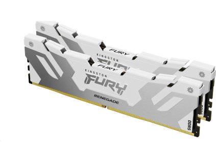 Kingston Fury Renegade White DIMM DDR5 64GB 6000MHz, XMP, bílá (Kit 2x 32GB)