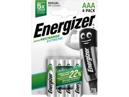 Energizer Nabíjecí baterie - AAA / HR03 - 800 mAh EXTREME