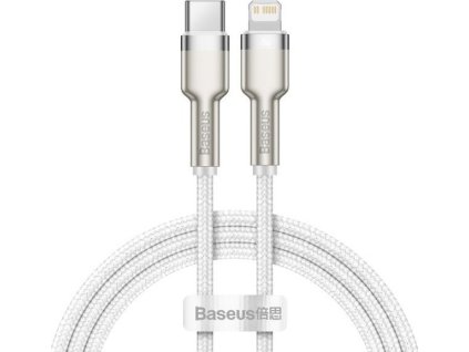 Baseus Cafule Series nabíjecí/datový kabel USB-C na Lightning PD 20W 1m, bílá