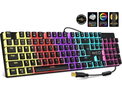 connect it neo pudding mechanicka herni klavesnice full size cz verze ien510484