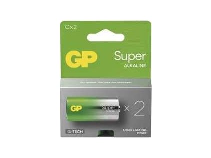 gp baterie super alkaline lr14 c male mono blister 2 kusy ig510340
