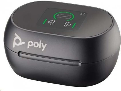 Poly bluetooth headset Voyager Free 60+, BT700 USB-C adaptér, dotykové nabíjecí pouzdro, černá