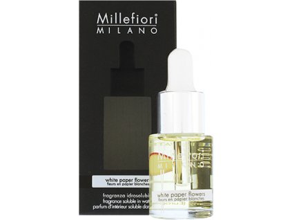 Millefiori Milano White Paper Flowers aroma olej 15 ml